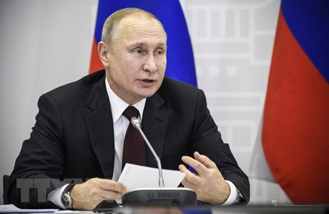 Tổng thống Vladimir Putin. Nguồn: AFP/TTXVN