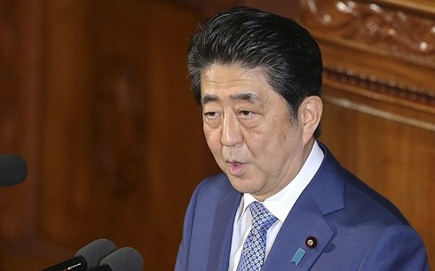 Thủ tướng Nhật Bản Shinzo Abe. Ảnh: AP