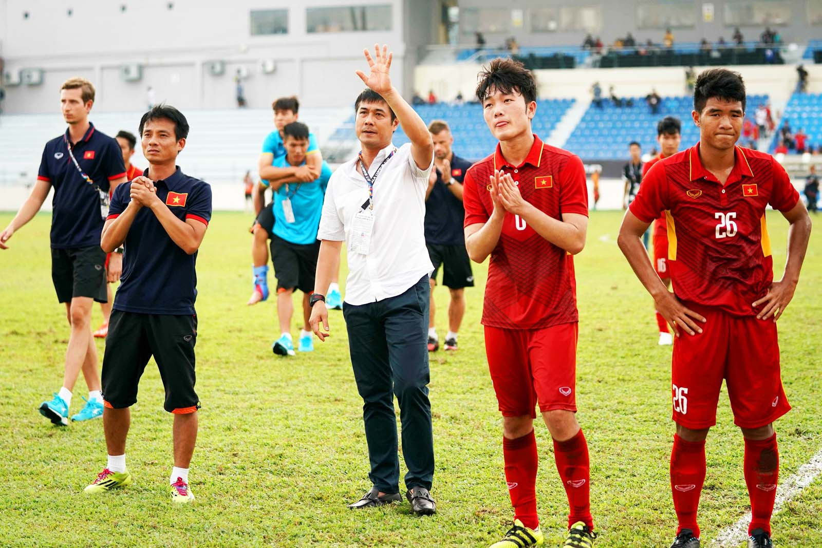 HLV Hữu Thắng ngày rời ghế HLV trưởng U23 Việt Nam. Ảnh: P.V