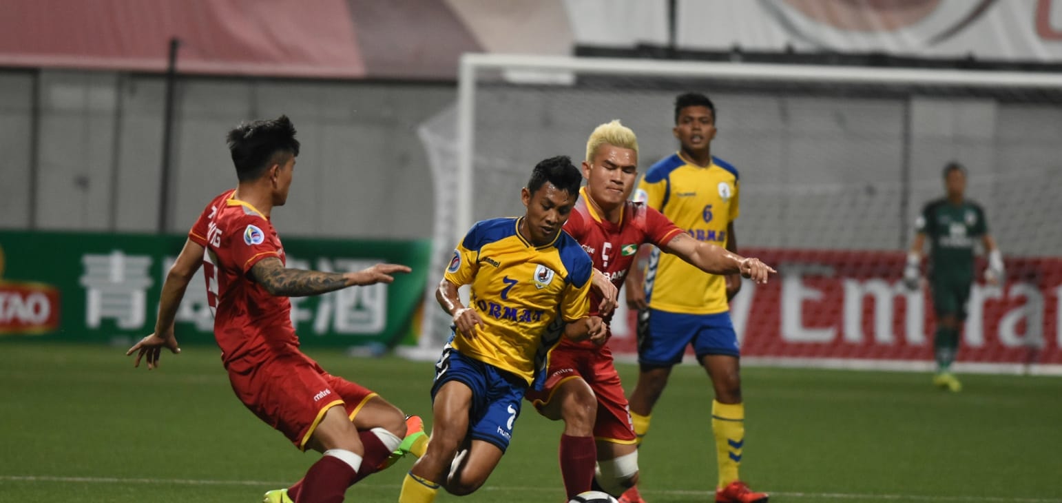 Sông Lam Nghệ An giành 3 điểm trong trận ra quân AFC Cup 2018. Ảnh: AFC