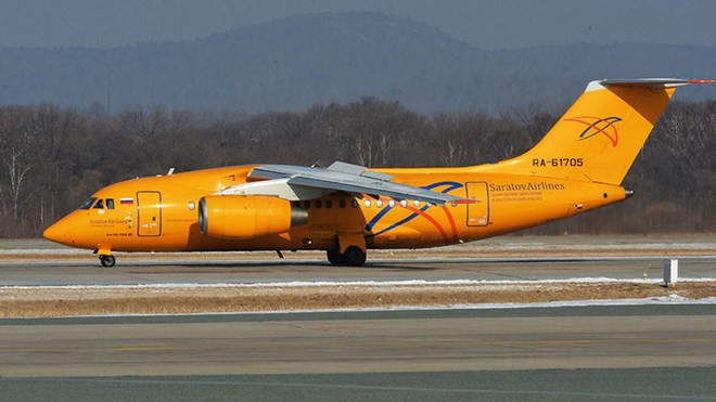 Một chiếc máy bay của hãng Saratov Airlines. Nguồn: Sputnik
