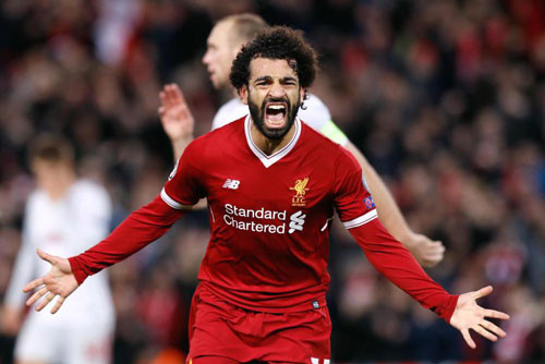 2. Mohamed Salah (Liverpool, 22 bàn - 44 điểm).