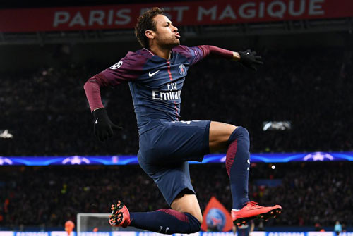 =7. Neymar (PSG, 19 bàn - 38 điểm).