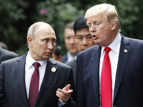 Cuộc điện đàm giữa hai nhà lãnh đạo Nga và Mỹ diễn ra trong lúc quan hệ liên Triều đã ấm lại trong những tuần gần đây. Ảnh: NPR