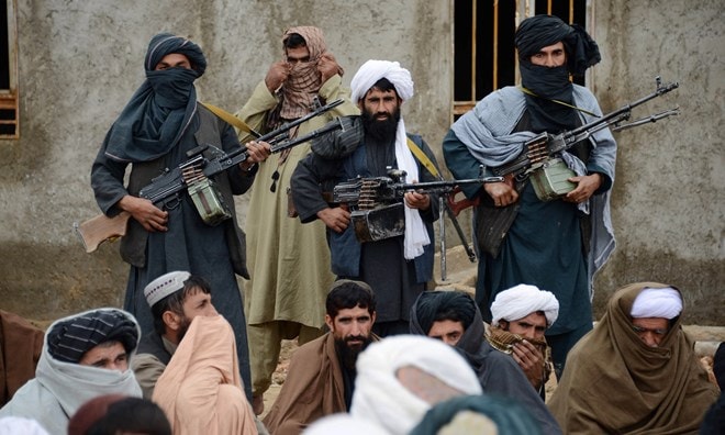 Các tay súng Taliban ở tỉnh Farah, Afghanistan. Nguồn: AP