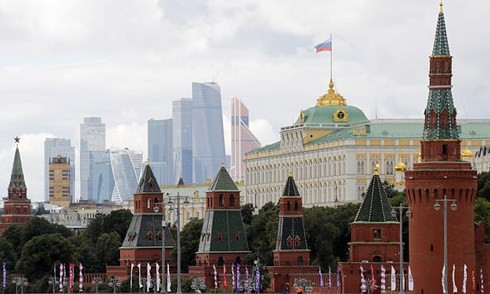 Điện Kremlin bác bỏ cáo buộc tấn công mạng. Ảnh minh họa: TASS/Getty Images