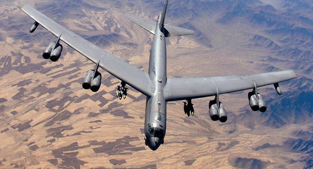 Máy bay B -52 của Mỹ. Ảnh: Flickr/ U.S. Air Force
