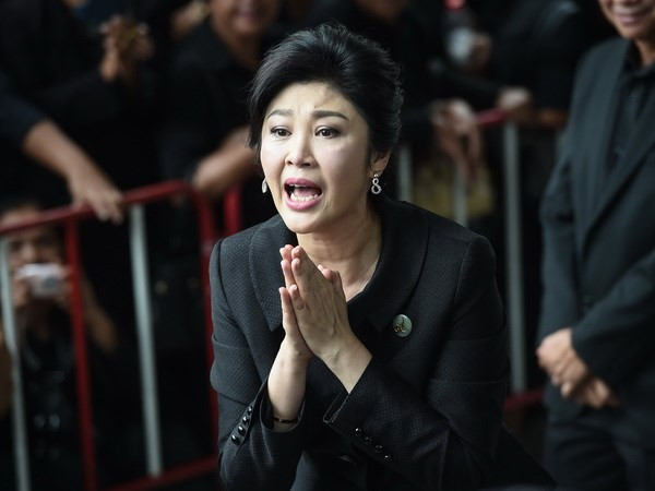 Thủ tướng Thái Lan Yingluck Shinawatra tại Tòa án tối cao ở Bangkok ngày 21/7/2017. Nguồn: AFP/TTXVN