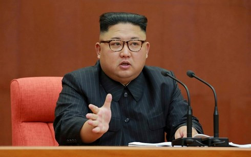 Nhà lãnh đạo Triều Tiên Kim Jong-un. Ảnh: AP