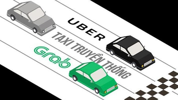 Uber, Grab đang gặp phải sự phản đối kịch liệt từ các hãng taxi truyền thống.