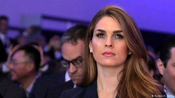 Giám đốc truyền thông Nhà Trắng Hope Hicks. Ảnh: Reuters