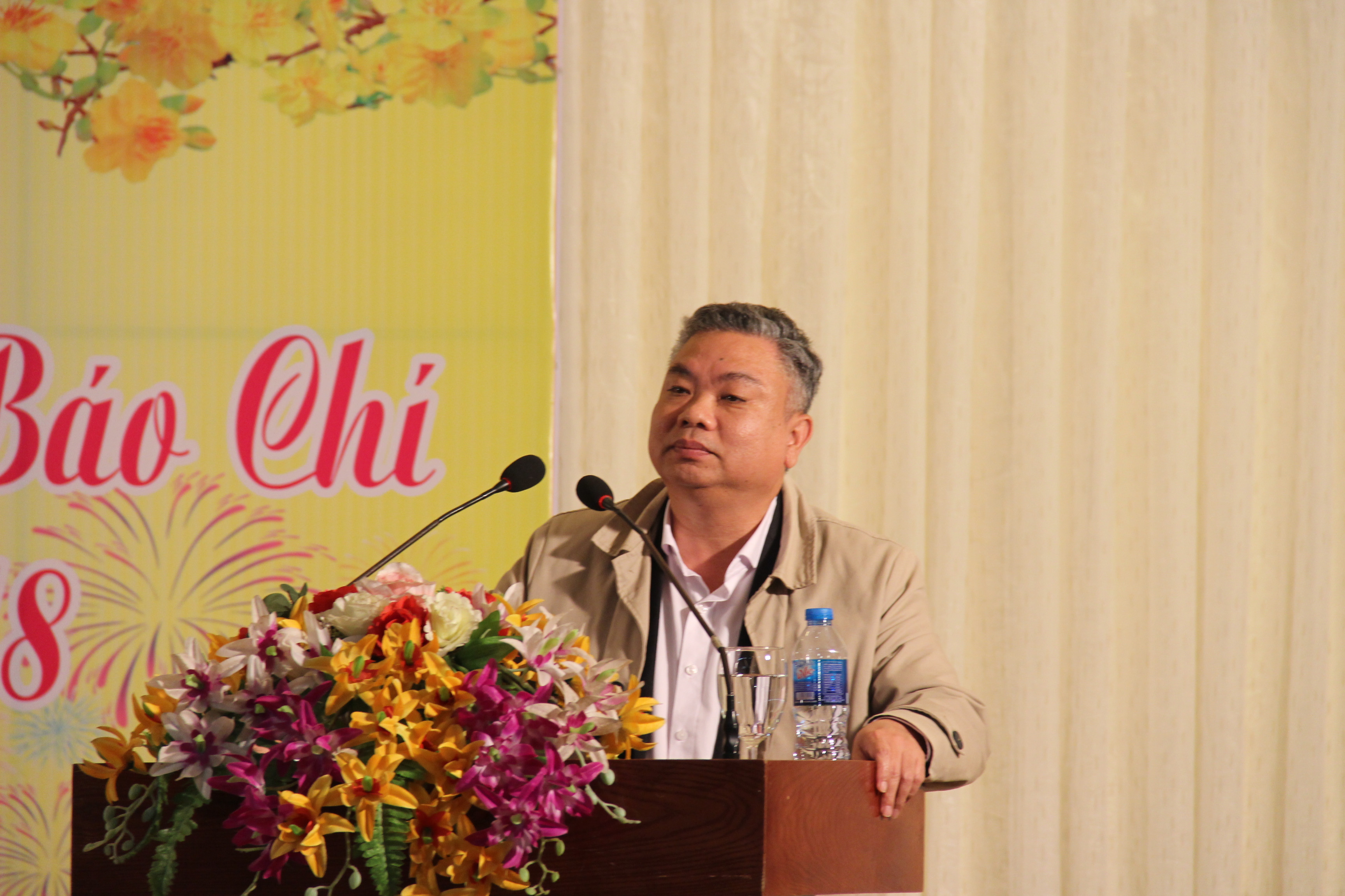 Đồng chí Lê Bá Hùng - Giám đốc Sở Thông tin và Truyền thông kết luận hội nghị.. Ảnh: Hoài Thu