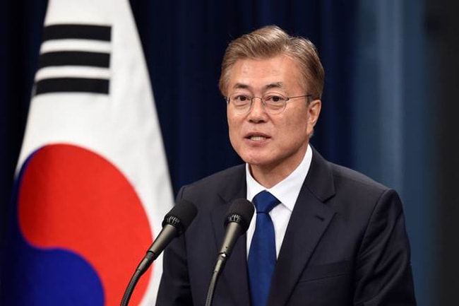 Tổng thống Hàn Quốc Moon Jae-in. Ảnh: The Financial Express