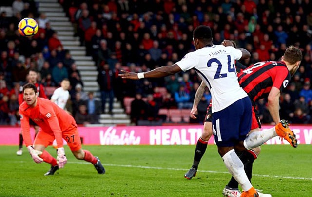 Aurier hoàn tất cuộc lội ngược dòng của Tottenham.