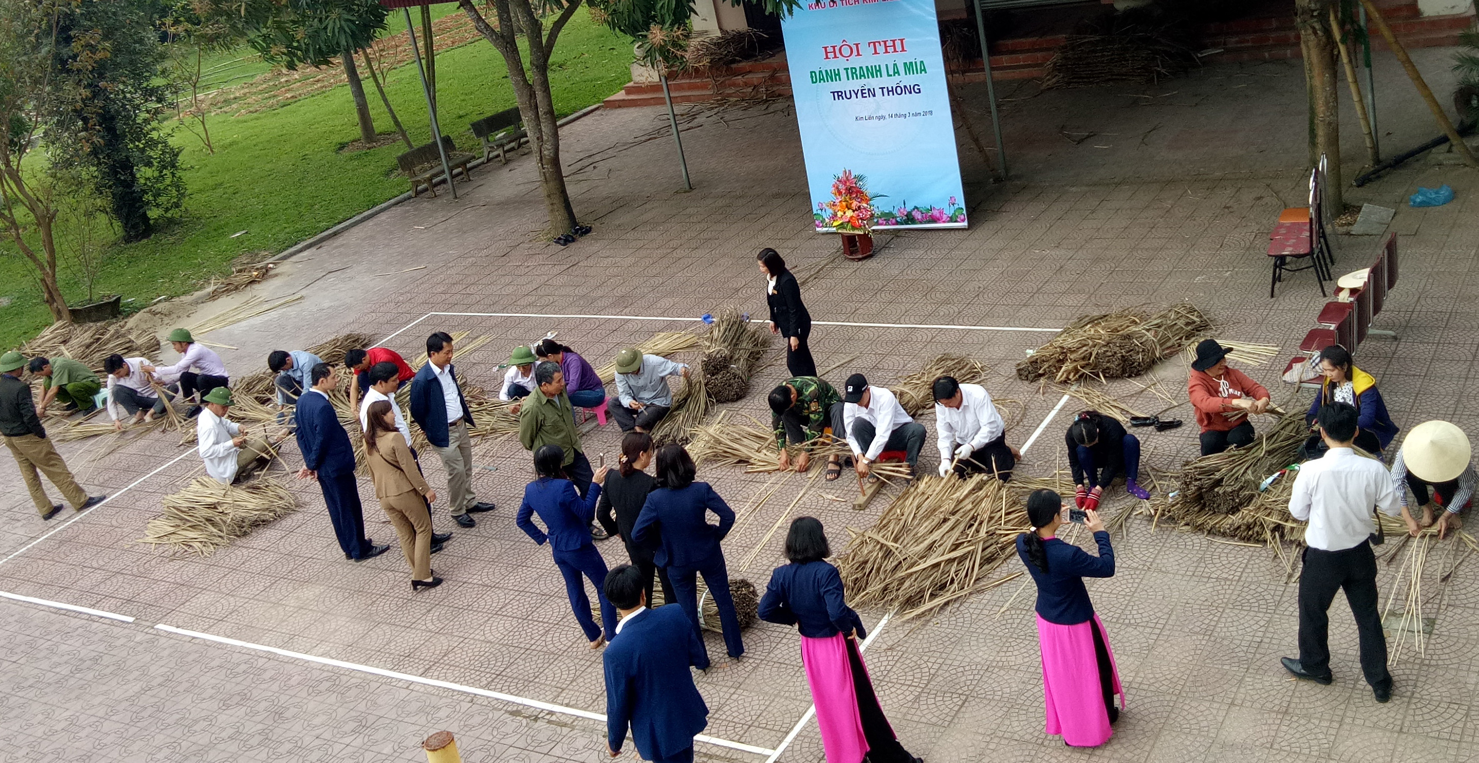 Cuộc thi đã tạo không khí hết sức sôi nổi