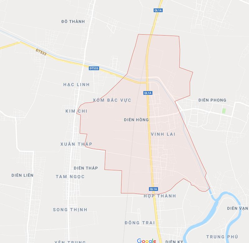 Khu vực xảy ra vụ tai nạn. Ảnh: Google map