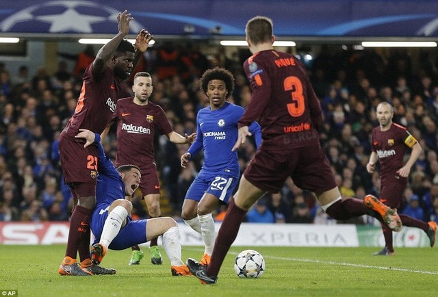 Barca đang được đánh giá cao hơn và có lợi thế khi đã cầm hòa Chelsea 1-1 ở lượt đi. Ảnh: Internet