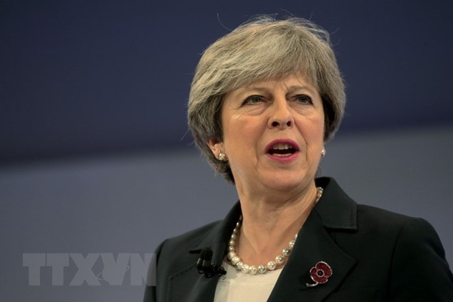 Thủ tướng Anh Theresa May. Nguồn: AFP/TTXVN