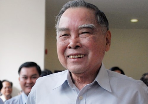 Nguyên Thủ tướng Phan Văn Khải tại hội thảo 40 năm TP HCM phát triển và hội nhập, ngày 17/3/2015. 