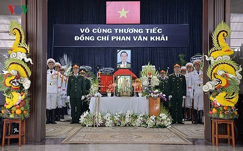 Lễ viếng nguyên Thủ tướng Phan Văn Khải bắt đầu lúc 8h sáng ngày 20/3.
