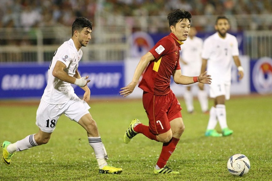 ĐT Việt Nam đã có trận hòa 0-0 trước ĐT Jordan ở lượt đi. Ảnh: TN