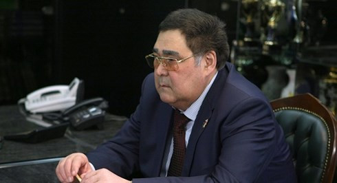 Aman Tuleyev, thống đốc vùng Kemerovo mới từ chức. Ảnh: Sputnik.