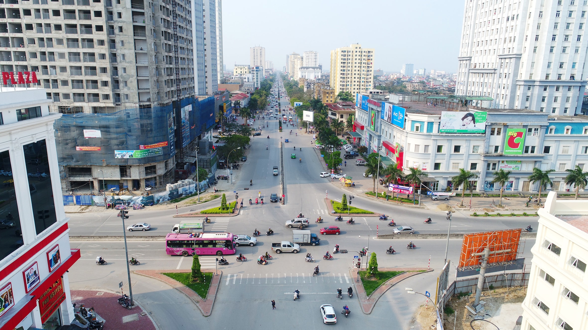 Một góc thành phố Vinh. Ảnh: C.L 