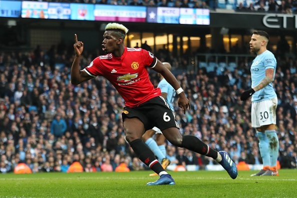 Pogba là cầu thủ xuất sắc nhất trận derby Manchester thứ 176. Ảnh: Internet