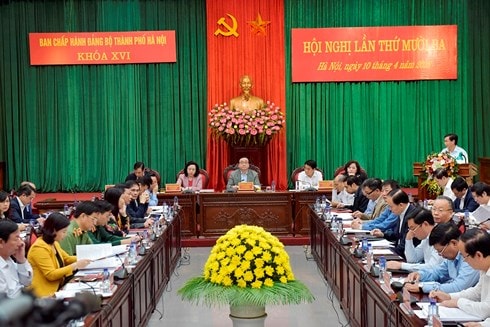Hội nghị lần thứ 13 Ban Chấp hành Đảng bộ Hà Nội khóa XVI.