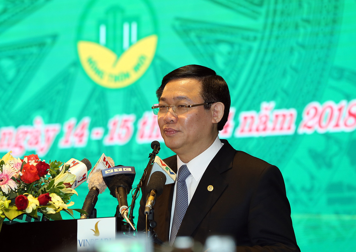 Phó Thủ tướng Vương Đình Huệ phát biểu tại hội nghị. Ảnh: VGP/Thành Chung