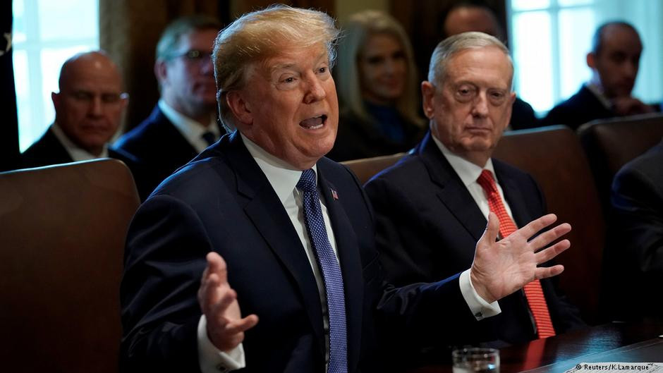 Mattis là một trong số ít thành viên nội các Mỹ chưa nếm mùi cơn giận của ông Trump. Ảnh: Reuters