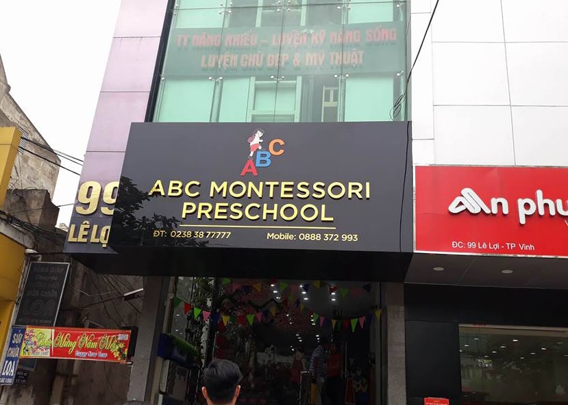 Cơ sở mầm non ABC. Ảnh - MH