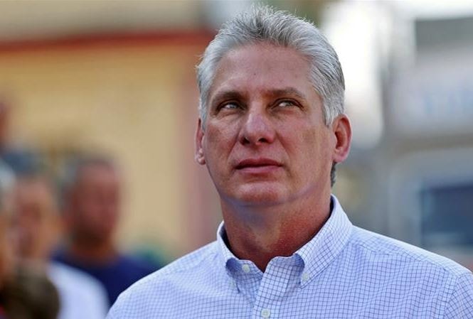 Tân Chủ tịch Hội đồng Nhà nước Cuba - Miguel Diaz-Canel. Ảnh: Aljazeera