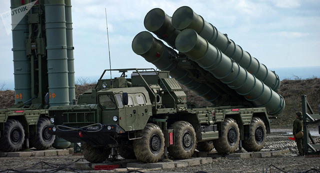 Hệ thống phòng không S-400 của Nga. Ảnh: Sputnik