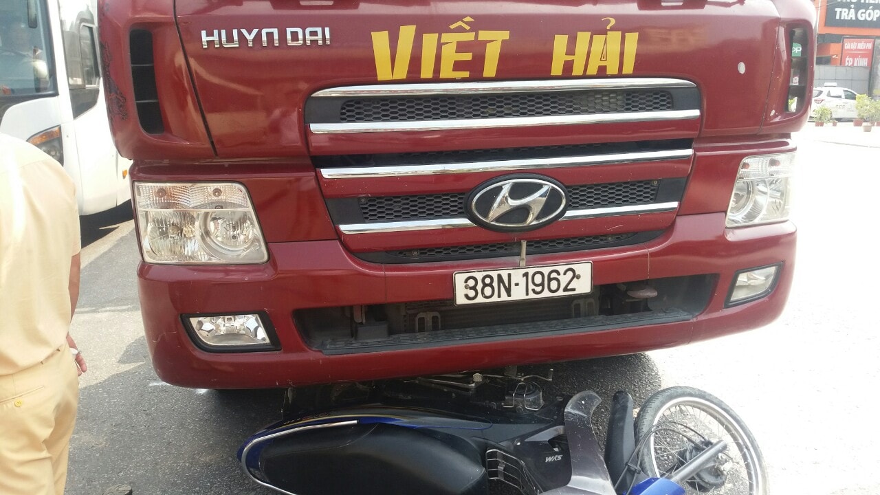 Hiện trường vụ tai nạn. Ảnh: Hồng Hải