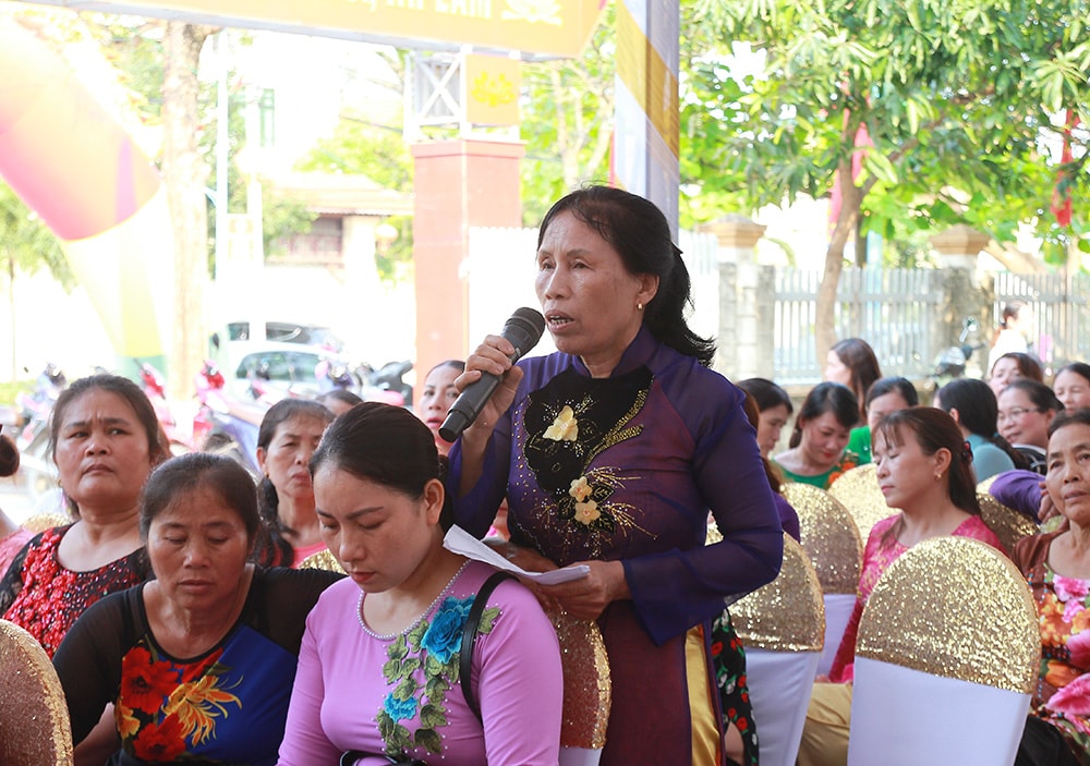 ngày hội phụ nữ sáng tạo khởi nghiệp Ảnh: Chu Thanh