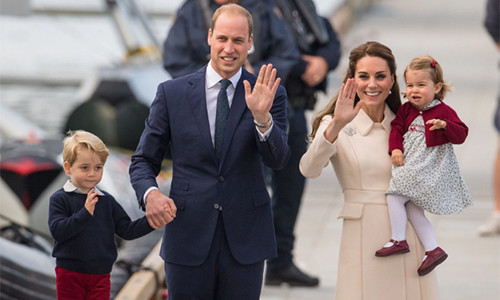Gia đình hoàng tử William và công nương Kate. Ảnh: Telegraph.
