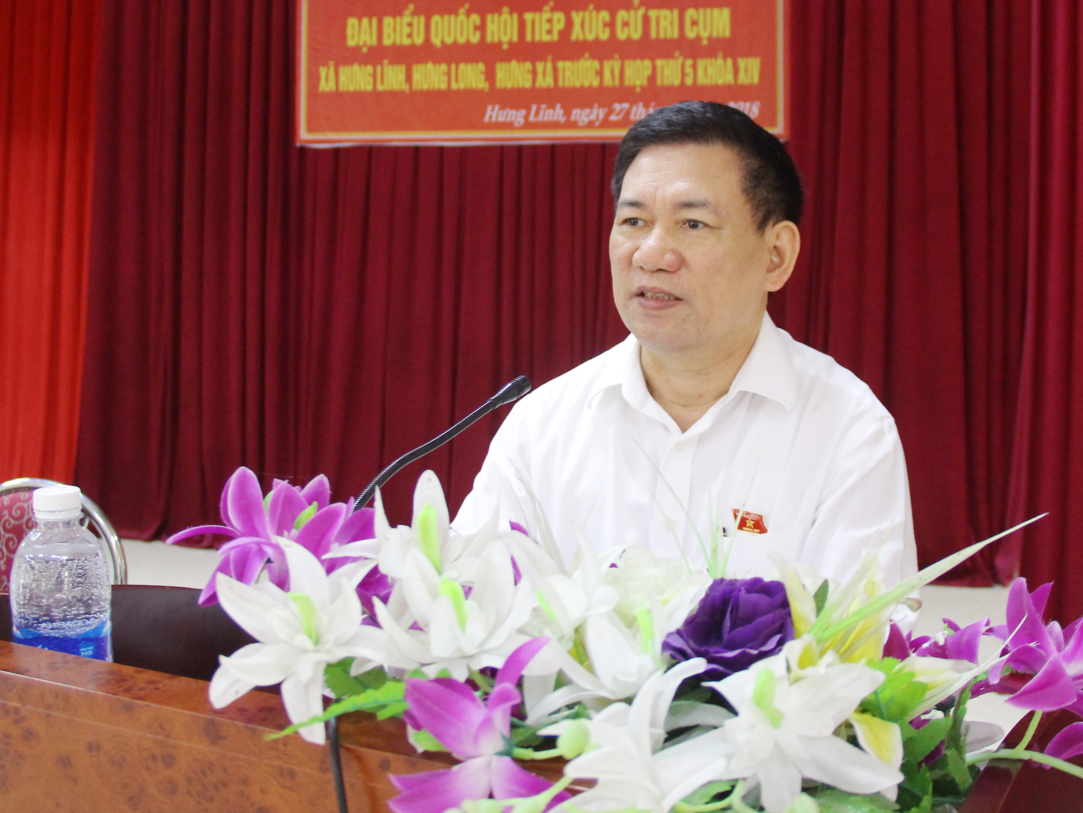 Tổng Kiểm toán Nhà nước Việt Nam Hồ Đức Phớc giải trình làm rõ nhiều vấn đề cử tri quan tâm. Ảnh: Minh Chi