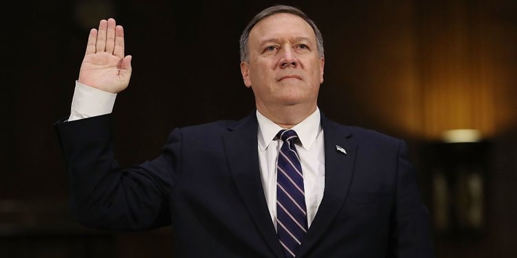 Tân Ngoại trưởng Mỹ Mike Pompeo. 