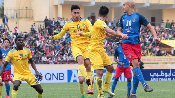 Không có đủ lực lượng, SLNA đành chia tay AFC Cup. Ảnh: tư liệu