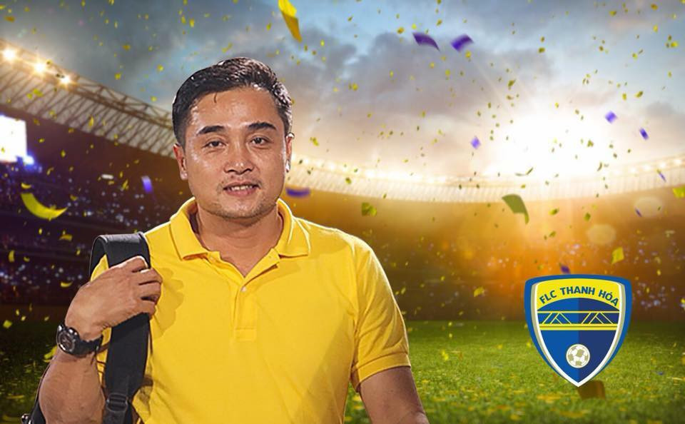 HLV Đức Thắng dẫn dắt FLC Thanh Hóa từ vòng 7 V.League 2018 trận gặp CLB Sài Gòn. Ảnh: THFC
