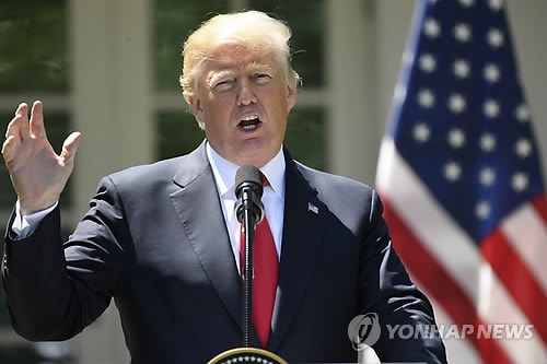 Tổng thống Mỹ Donald Trump. Ảnh: Yonhap
