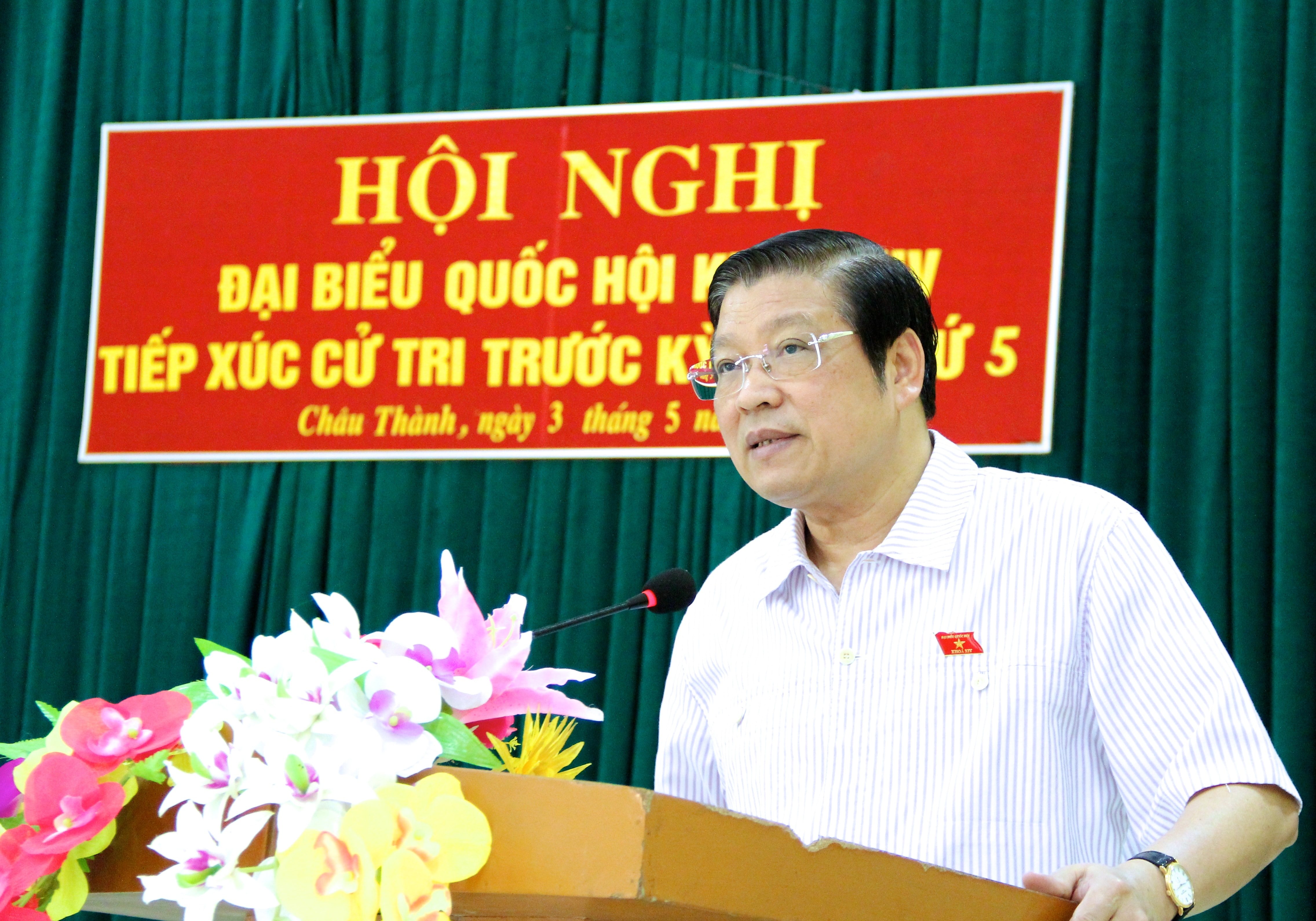 Bí thư Trung ương Đảng Phan Đình Trạc cho biết, dự kiến vào tháng 6/2018 sẽ diễn ra Hội nghị toàn quốc về phòng chống tham nhũng. Ảnh: Mỹ Nga.
