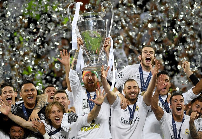 Real Madrid là đội bóng giàu thành tích nhất với 12 chức vô địch Cúp C1/Champions League. Ảnh Internet