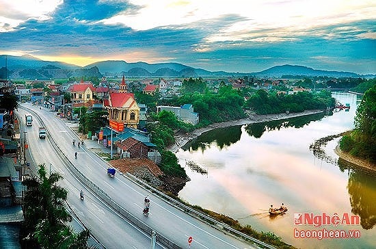 Một góc Thị xã Hoàng Mai. Ảnh: Tư liệu