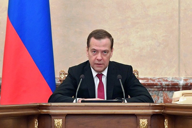 Quyền Thủ tướng Nga Dmitry Medvedev. Ảnh: TASS