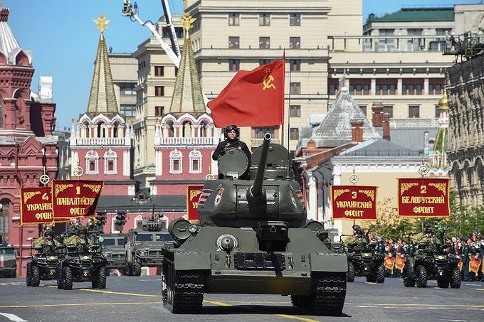 Những hình ảnh ấn tượng trong Duyệt binh Chiến thắng Nga