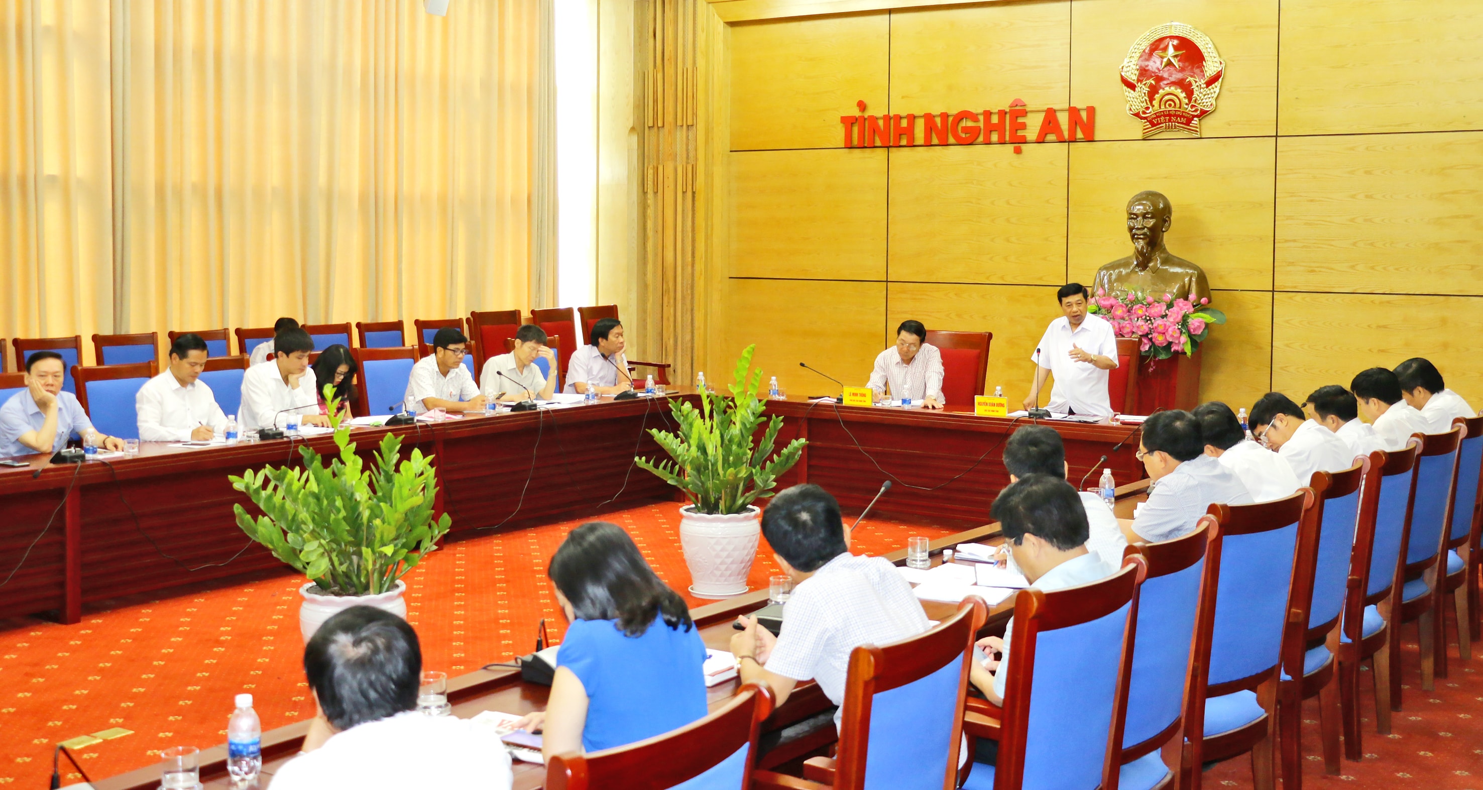 Toàn cảnh cuộc họp. Ảnh: Mỹ Hà
