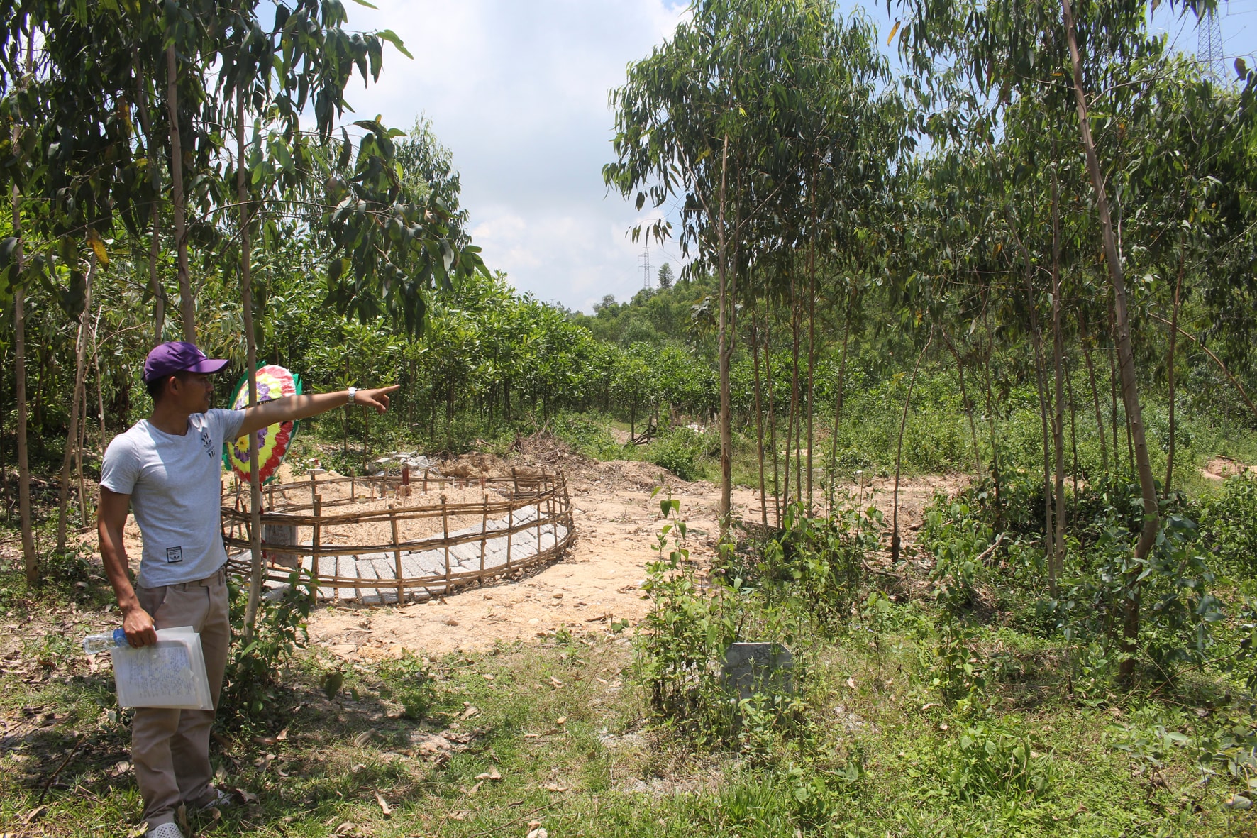 Khu đất đang xảy ra tranh chấp. Ảnh: Phương Thảo