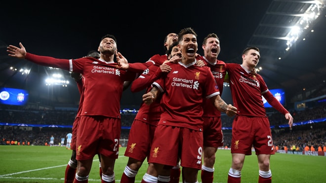 Liverpool là đội bóng ấn tượng nhất Champions League mùa này nhờ lối chơi phóng khoáng, rực lửa và mãn nhãn. Ảnh: Internet